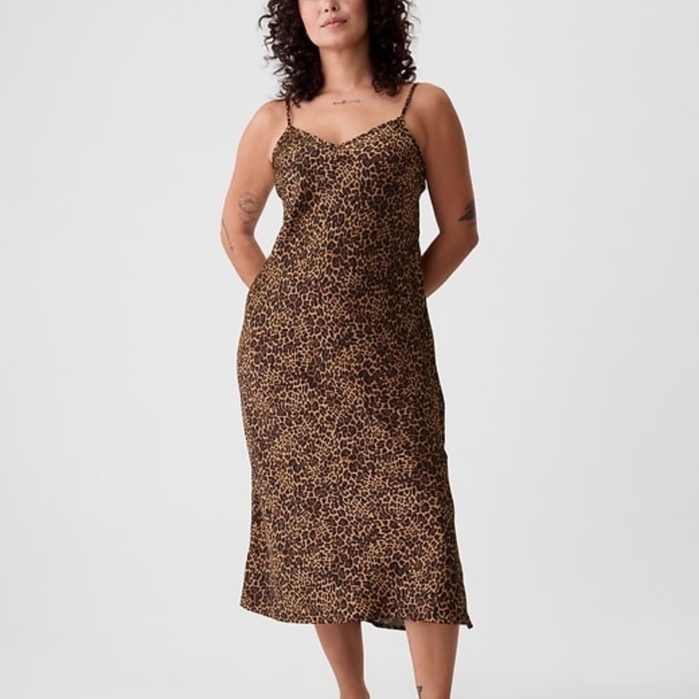 Gap Satin Midi Dress